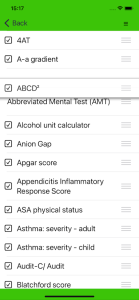 EMUK screenshot showing ability to deselect and re-order decision rules